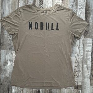 NOBULL Women's Short Sleeve Tee in Tan